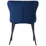 Nevada Orbit Chair - Navy Velvet